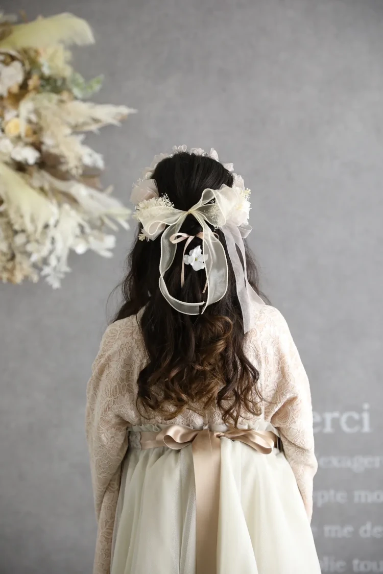 TAKAZEN奈良店で袴の前撮りを撮影されたお客様のヘアメ写真