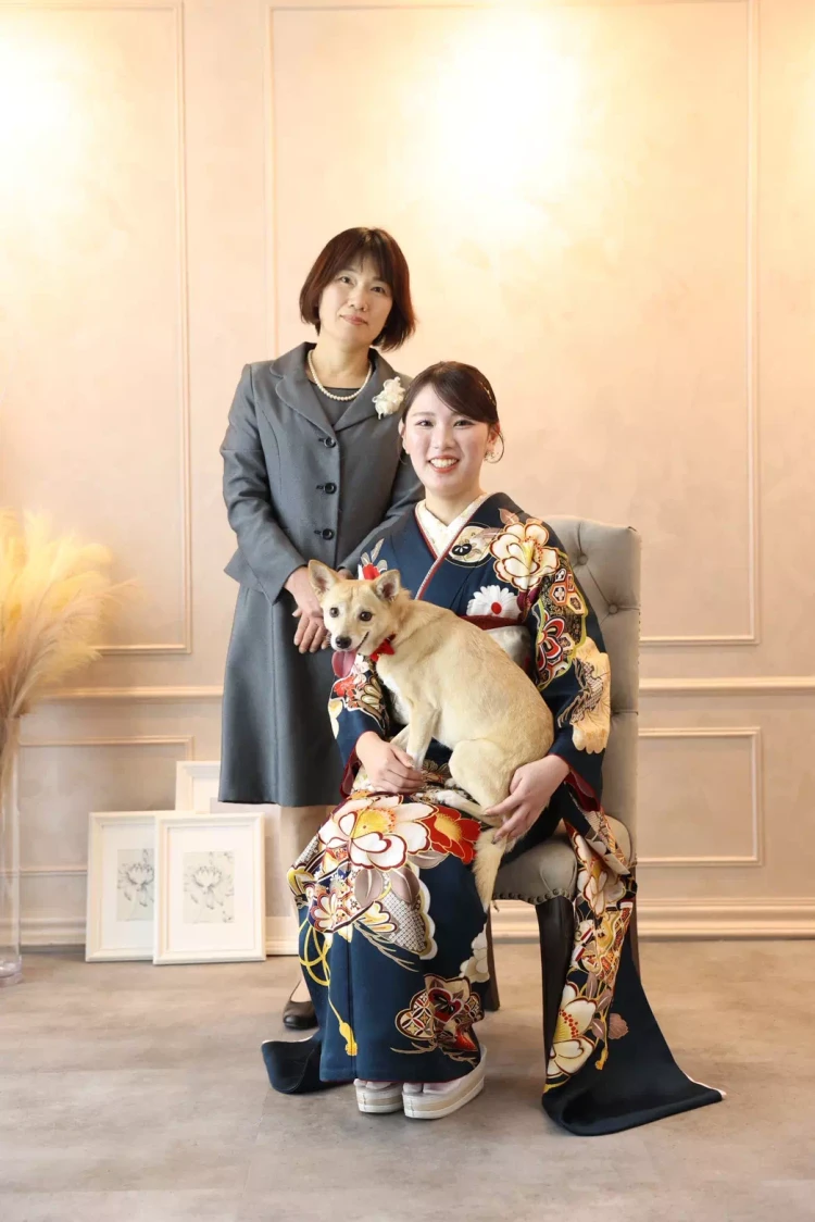 大切なペットと一緒にお写真が撮れるのはTAKAZEN姫路店