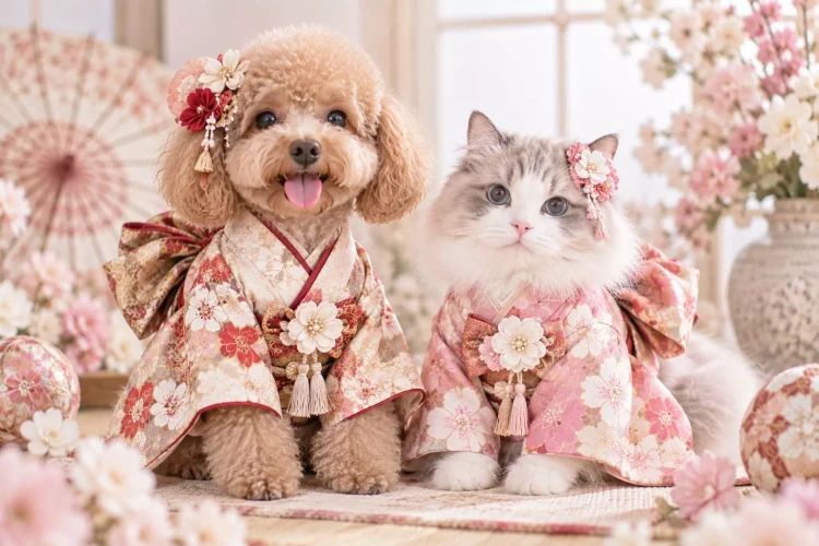 姫路でペットと一緒に振袖撮影できるスタジオは？家族みんなで成人式の思い出を残そう♡