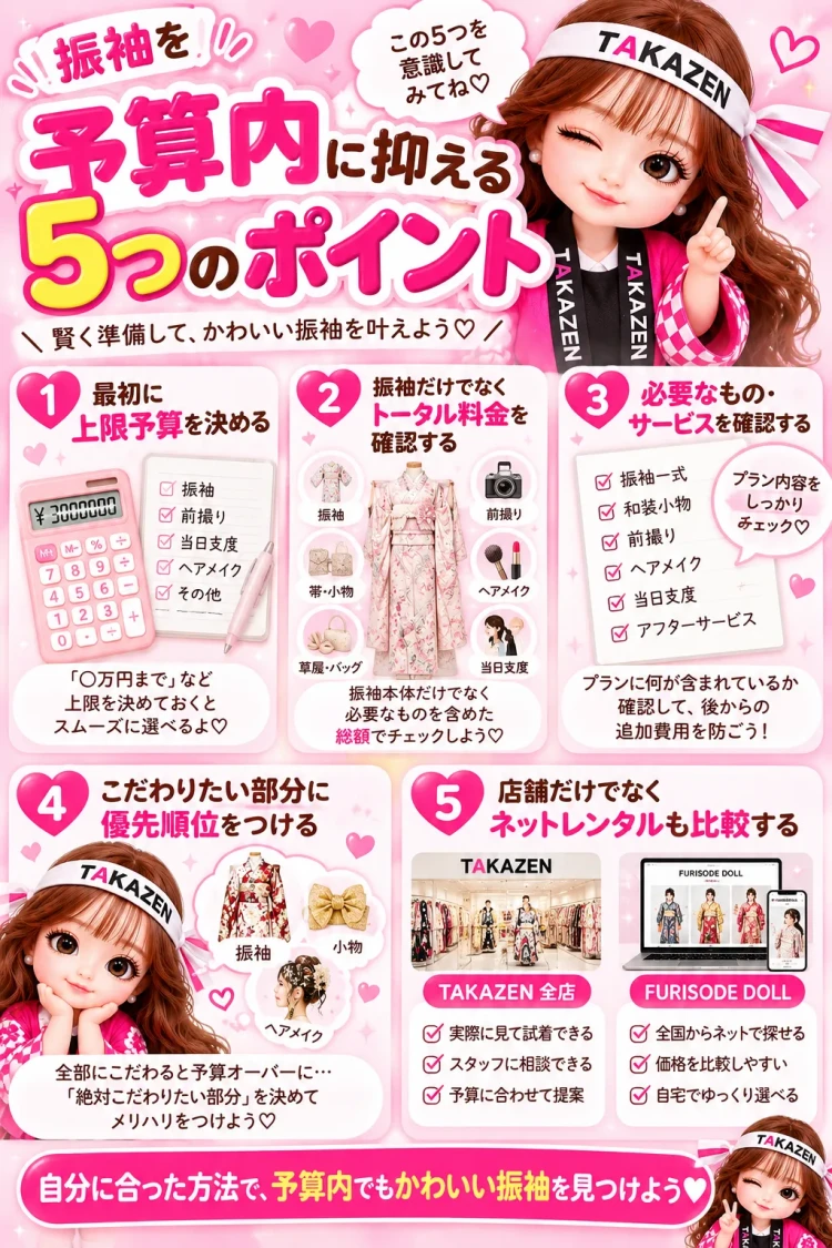 予算を抑えるための5つのポイント