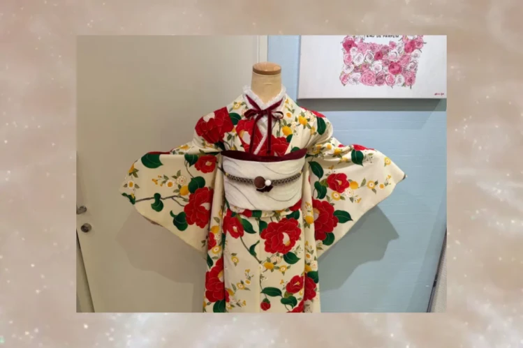 TAKAZEN堺店スタッフおすすめレトロ(安カワ)振袖上半身コーディネート紹介