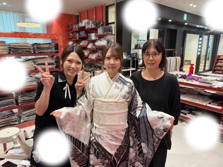 成人式のお振袖レンタルしたお嬢様