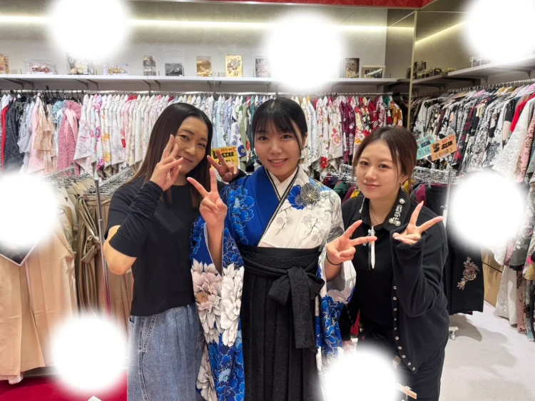 2027年卒業式袴レンタルしたお嬢様