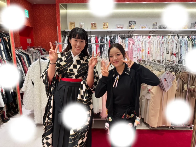 2027年卒業式袴レンタルしたお嬢様