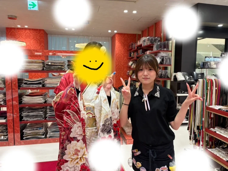 成人式　前撮り　梅田　袴　くすみカラー　かわいい　イマドキ　淡色　古典　タカゼン　撮影
