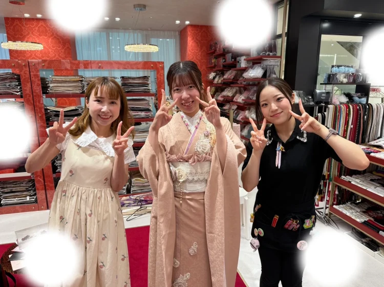 成人式のお振袖レンタルしたお嬢様