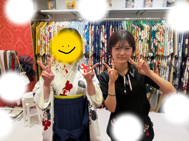 成人式　前撮り　梅田　袴　くすみカラー　かわいい　イマドキ　淡色　古典　タカゼン　撮影