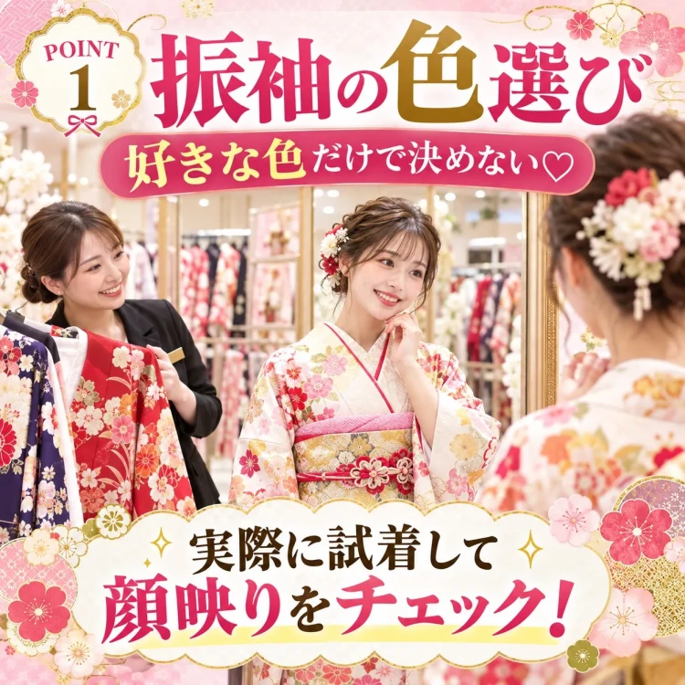 振袖のお色味選びは！！