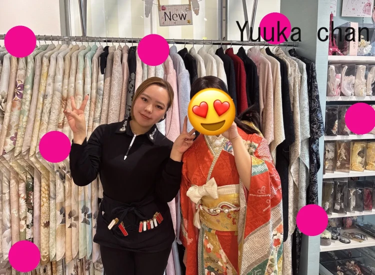 ♡2027年成人👘・2027年卒業🌸!お写真プラン・袴レンタル!でご来店!かわいいご来店姫ちゃん♡