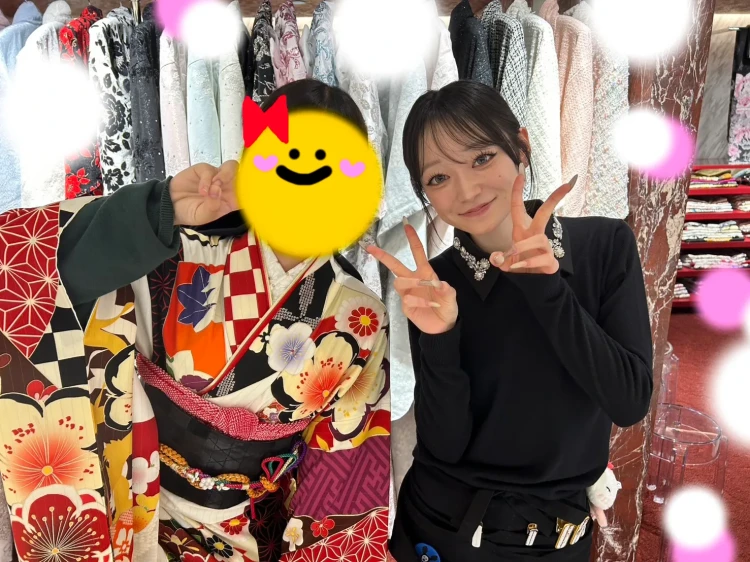 成人式振袖レンタル　古典柄　かわいい　個性派　シック　大人っぽい　市松模様