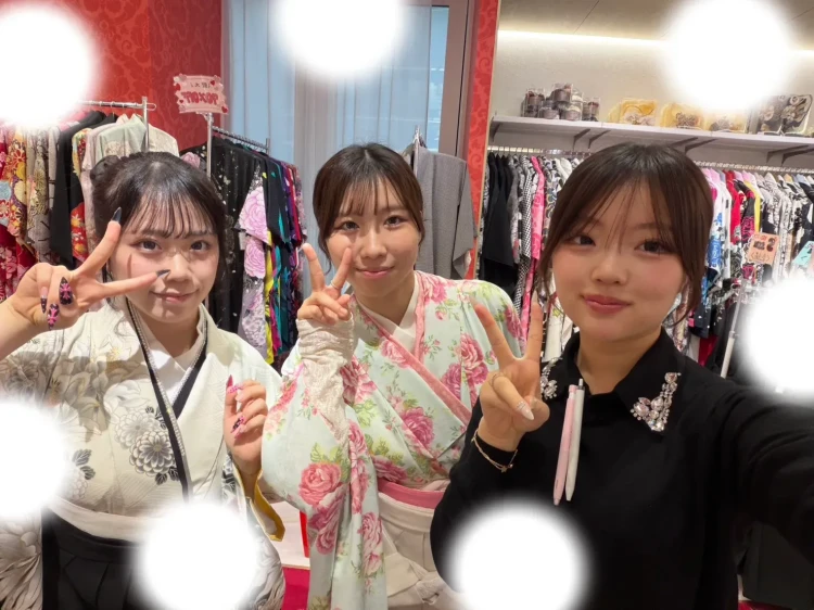 卒業式　TAKAZEN 袴レンタル くすみ　水色