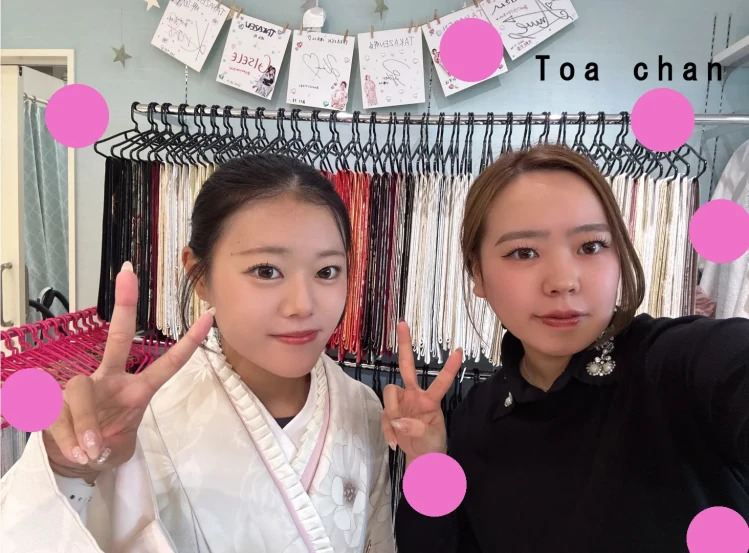 2027年卒業のくすみ袴コーデTAKAZEN堺店お客様ご紹介