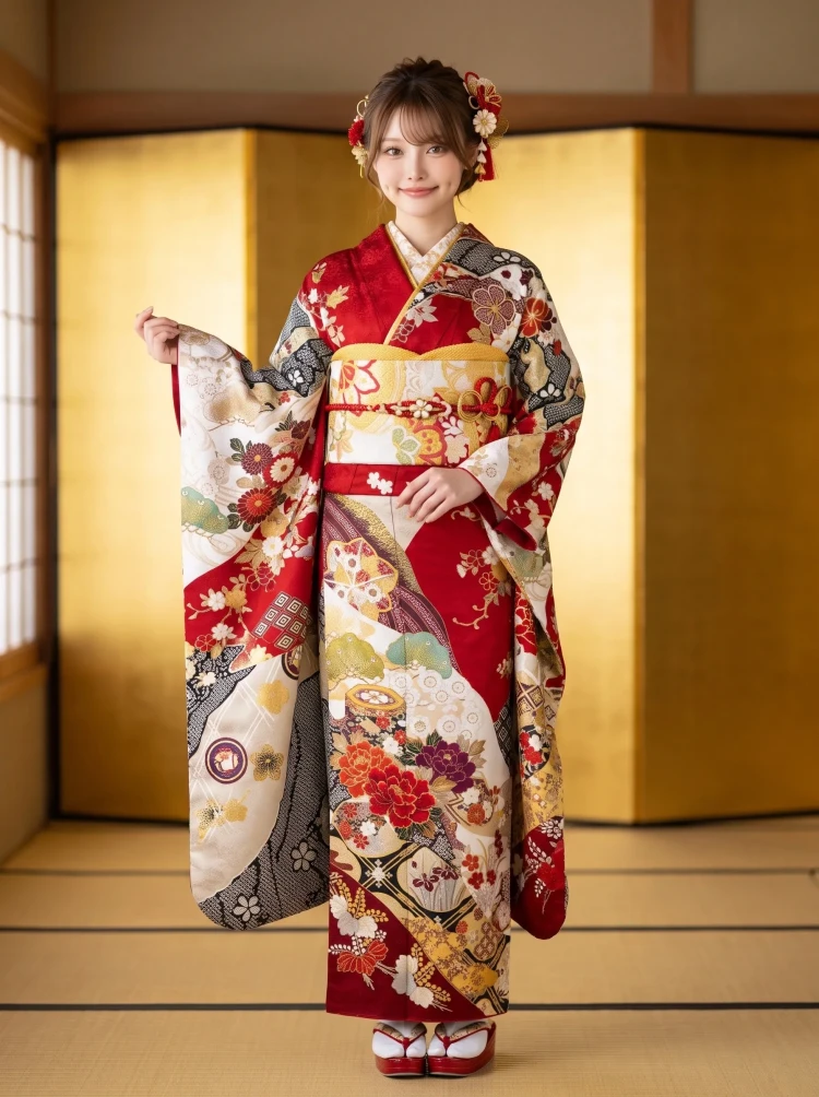 華やかな古典スタイル|金と差し色を楽しむ