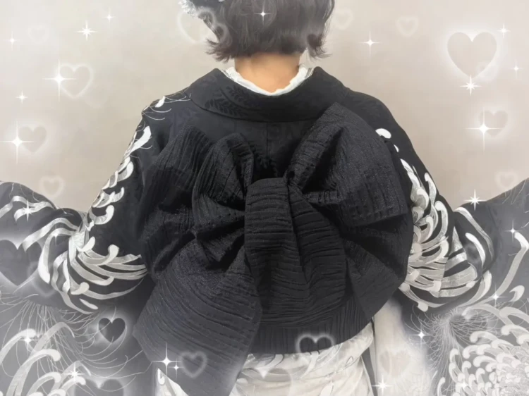TAKAZEN奈良店のお客様の帯結びアレンジ
