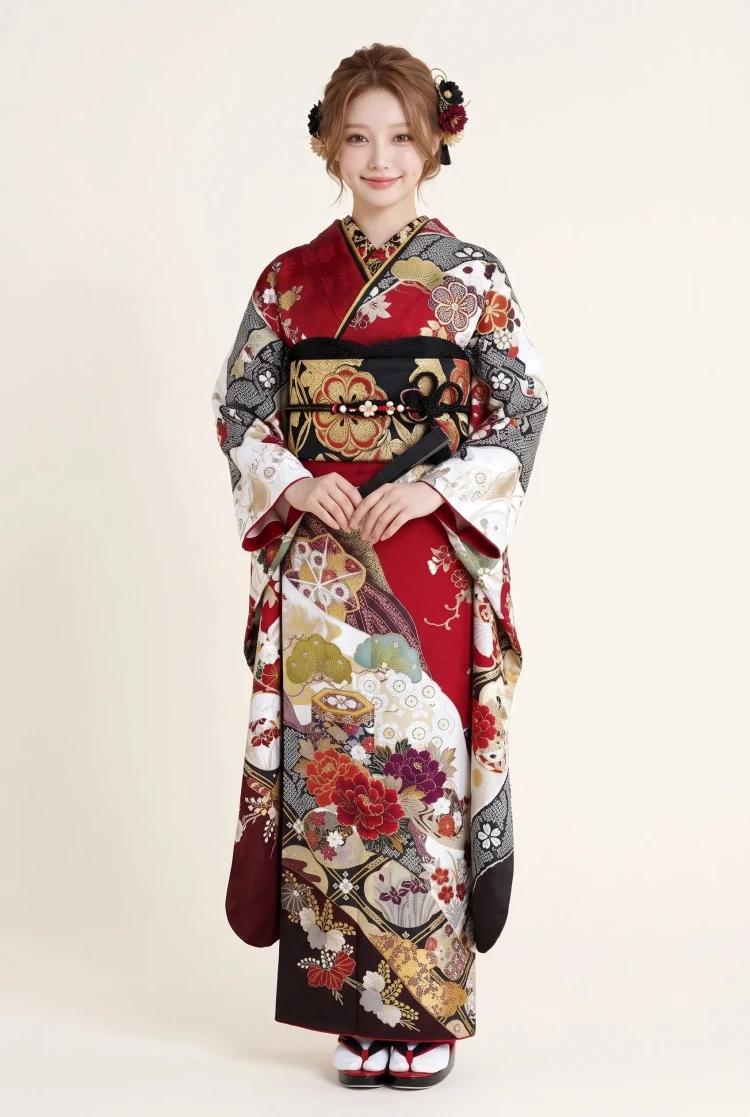 すっきり大人っぽく|黒の小物で引き締める