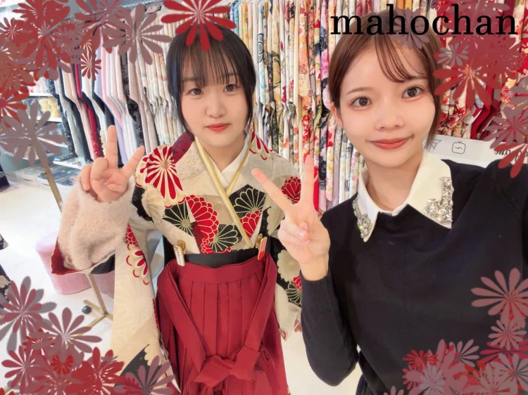 堺店に袴レンタルでご来店頂いたお嬢様をご紹介
