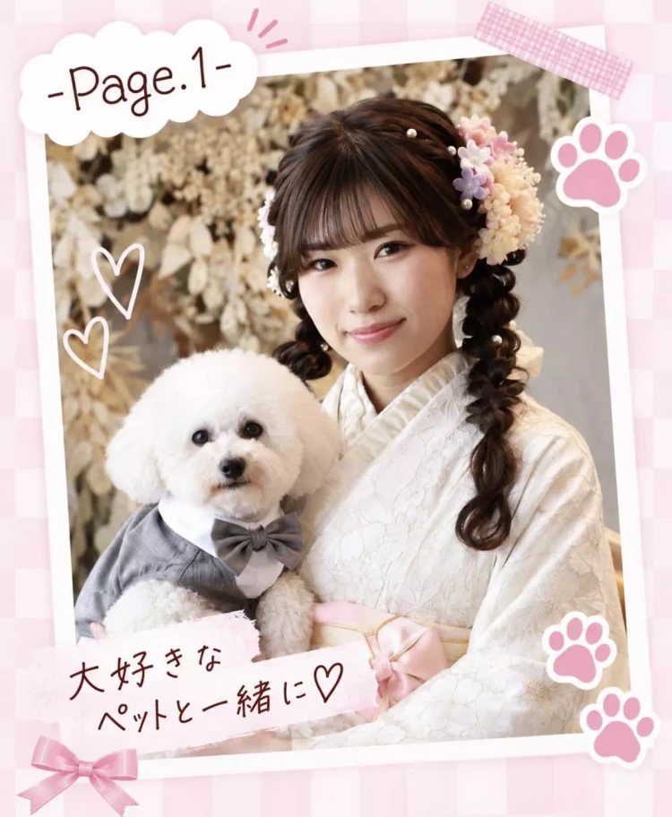 TAKAZEN姫路店のペットと前撮り撮影が出来る
