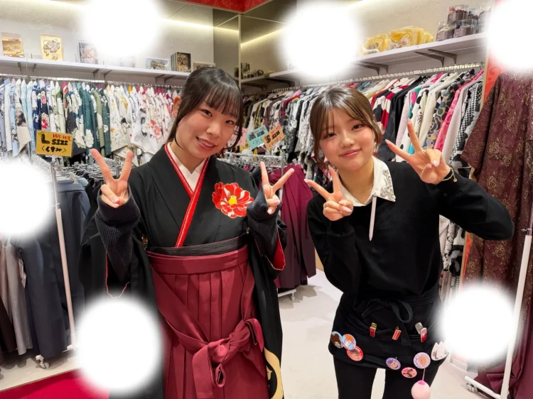 2027年卒業式袴レンタルしたお嬢様