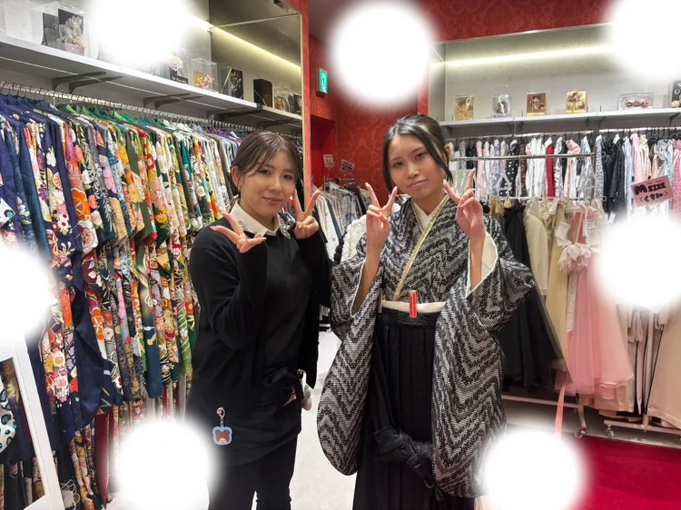 2027年卒業式袴レンタルしたお嬢様
