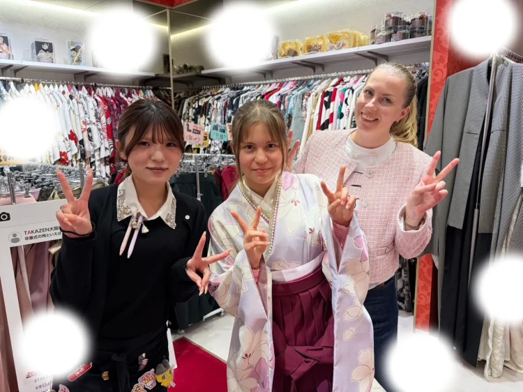 成人式　卒業式　TAKAZEN 袴レンタル　安カワ　ピンク袴