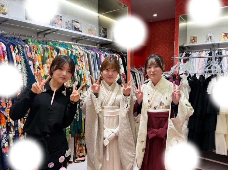 2027年卒業式袴レンタルしたお嬢様