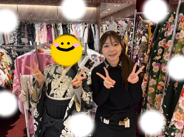 卒業式袴レンタル　くすみカラー　かわいい　淡い色　シック　かわいい　大人っぽい