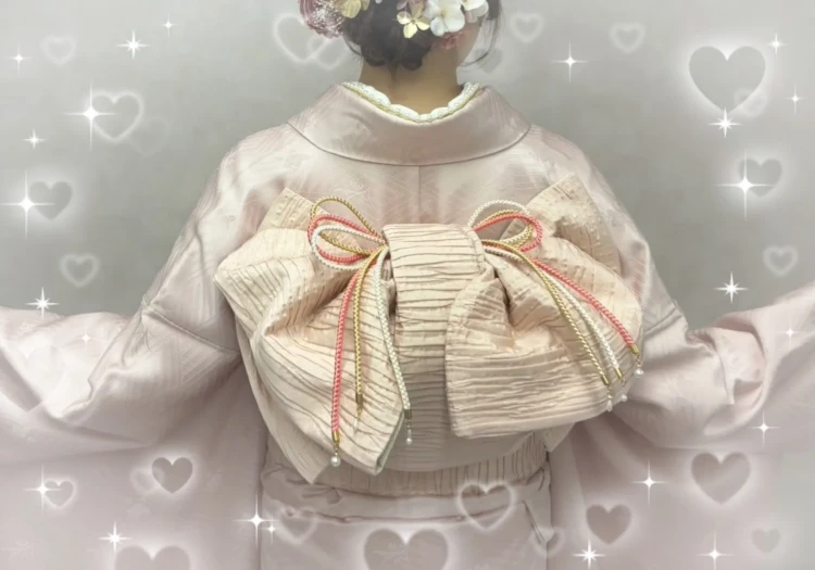 TAKAZEN奈良店のお客様の帯結びアレンジ