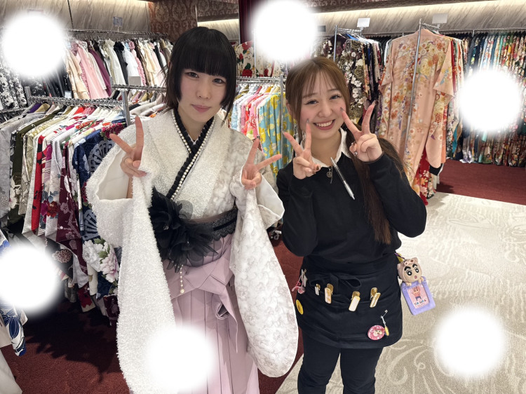 🩷🎀ピンク×黒のふわふわ袴コーデのお姫様🎀🩷