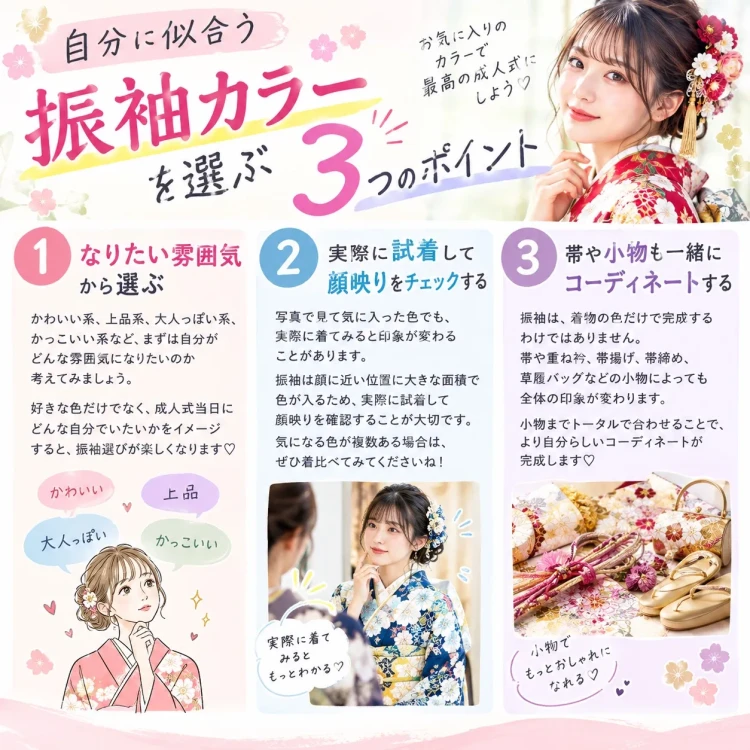 TAKAZEN橿原店のお振袖ポイント