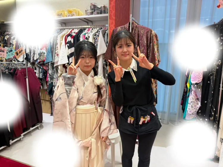 成人式　前撮り　梅田　袴　くすみカラー　かわいい　イマドキ　淡色　古典　タカゼン　撮影